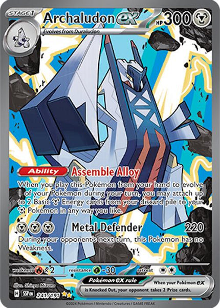 ARCHALUDON EX 241/191 (POKEMON SURGING SPARKS) (usagé)