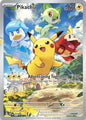 PIKACHU 027 [BLACK STAR PROMO] (POKEMON PALDEA EVOLVED) (usagé)
