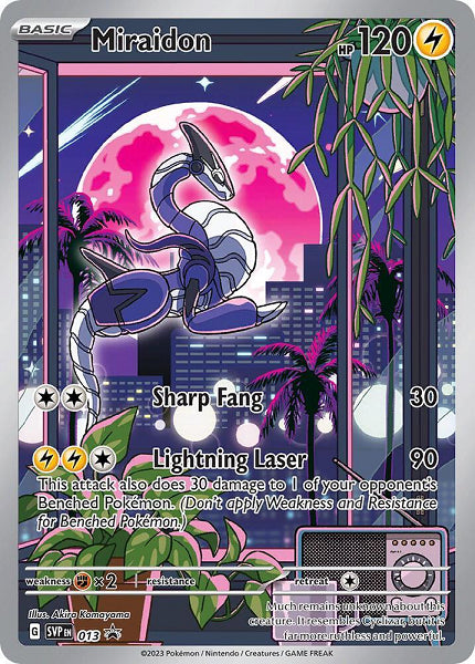 MIRAIDON 013 [BLACK STAR PROMO] (POKEMON SCARLET & VIOLET) (usagé)