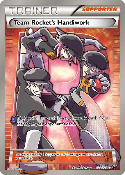 TEAM ROCKET'S HANDIWORK 124/124 (POKEMON FATES COLLIDE)