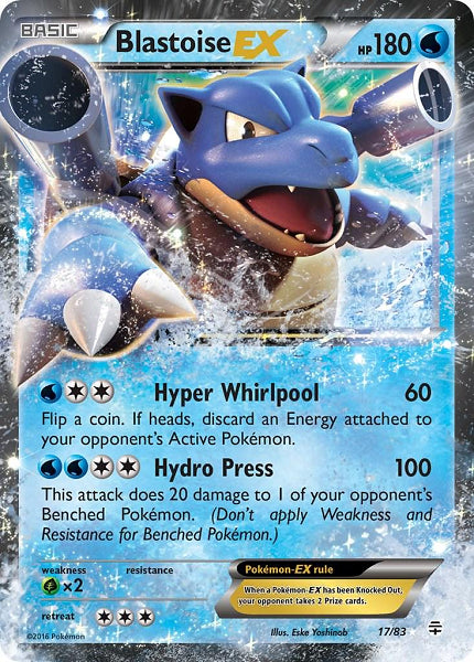 BLASTOISE EX 17/83 (POKEMON GENERATION)