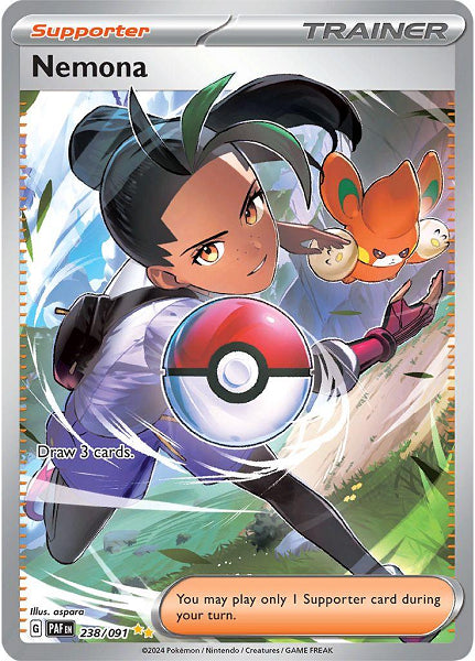 NEMONA 238/091 (POKEMON PALDEAN FATES) (usagé)