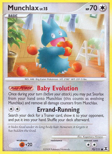 MUNCHLAX LV.15 70/111 (RISING RIVALS)