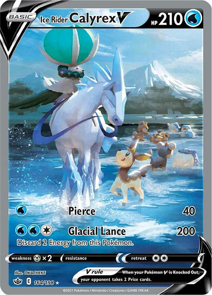 ICE RIDER CALYREX V 164/198 (POKEMON CHILING REIGN)