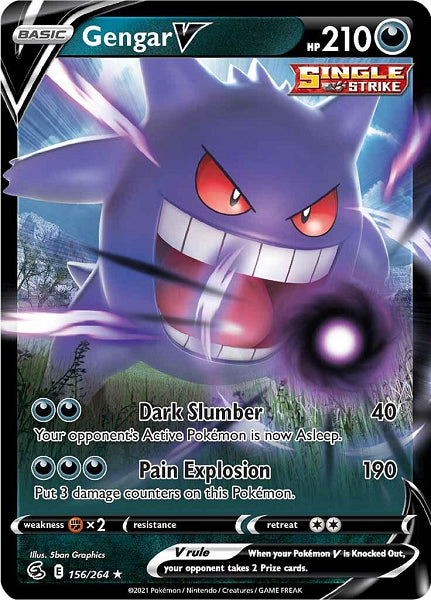 GENGAR V 156/264 (POKEMON FUSION STRIKE) (usagé)