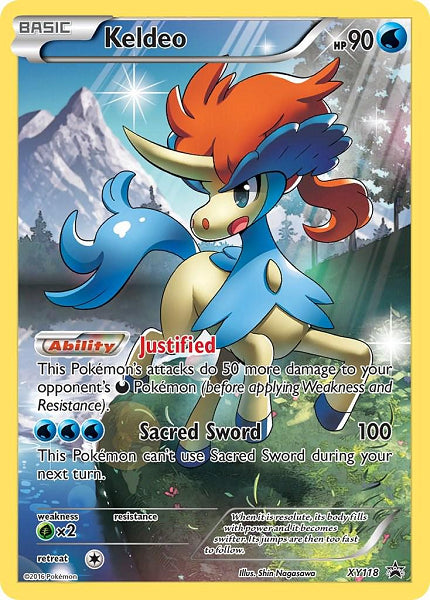 KELDEO XY118 [BLACK STAR PROMO] (POKEMON X&Y)