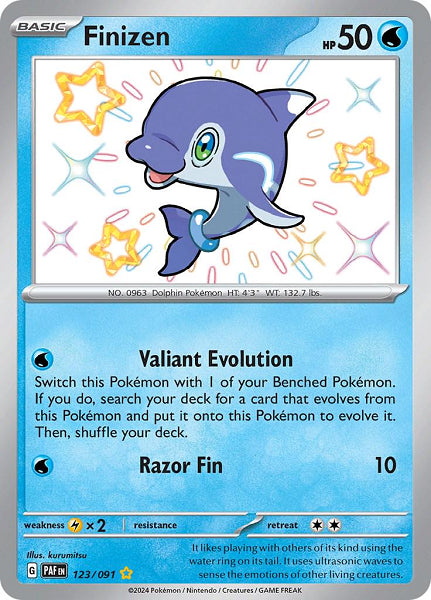 FINIZEN 123/091 (POKEMON PALDEAN FATES) (usagé)