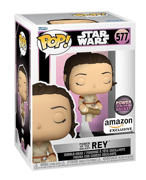 POP STAR WARS 577 - POWER OF THE GALAXY REY (AMAZON)