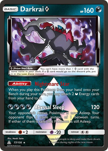 DARKRAI 77/156 (POKEMON ULTRA PRISM)