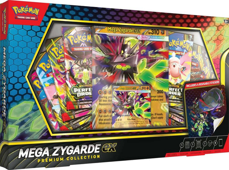 MEGA EX PREMIUM COLLECTION ZYGARDE EX BOX (POKEMON) (usagé)