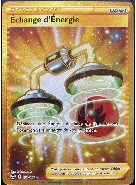 ÉCHANGE D'ÉNERGIE 212/195 [FRANÇAIS] (POKEMON ÉPÉE & BOUCLIER) (usagé)
