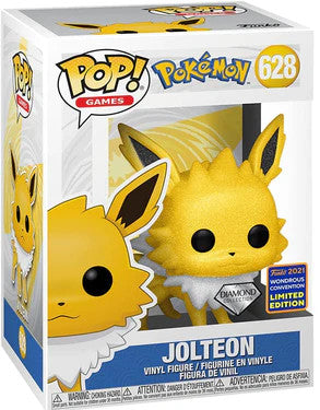 POP POKEMON 628 - JOLTEON DIAMOND COLLECTION (2021 FUNKO WONDROUS CONVENTION) (usagé)