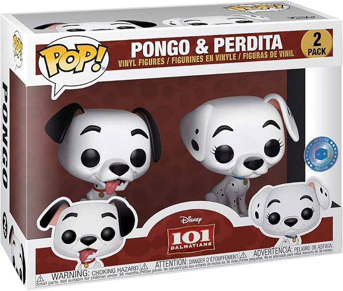 POP 101 DALTIANS 2 PACK - PONGO & PERDITA (POP IN A BOX EXCLUSIVE) (usagé)