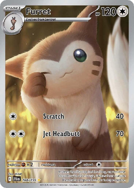 FURRET 168/159 (POKEMON JOURNEY TOGETHER) (usagé)