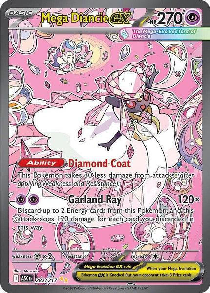 MEGA DIANCIE EX 282/217 (ASCENDED HEROES) (usagé)