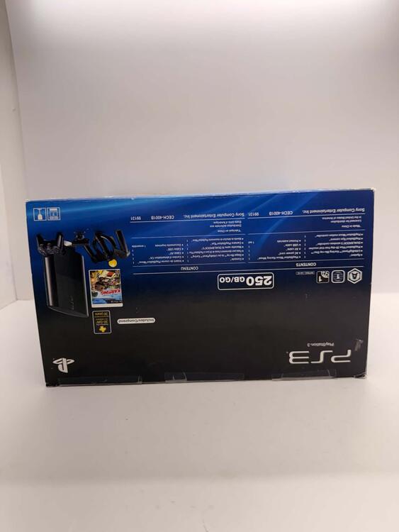 PLAYSTATION 3 MODEL 3 BLACK - 250GB LITTLE BIG PLANET KARTING LIMITED EDITION (COMPLETE IN BOX) (usagé)
