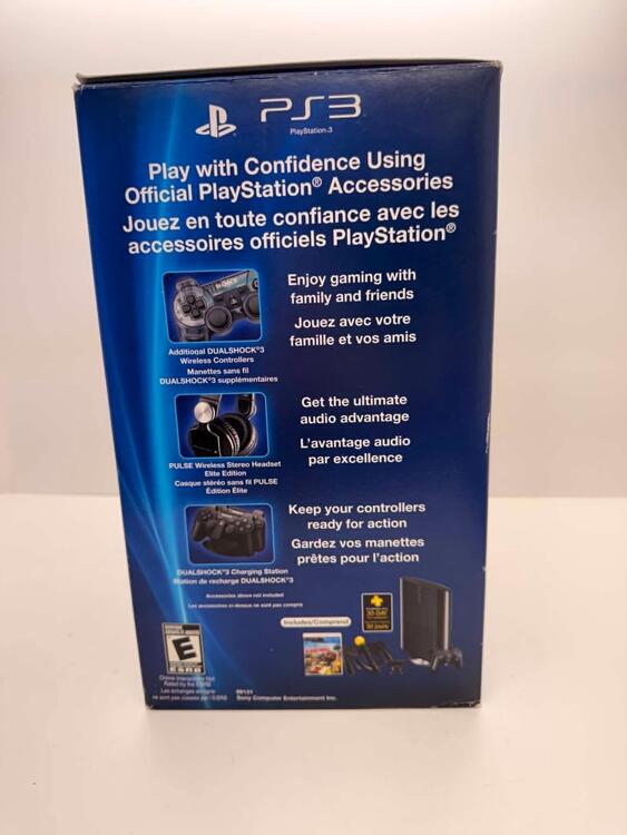 PLAYSTATION 3 MODEL 3 BLACK - 250GB LITTLE BIG PLANET KARTING LIMITED EDITION (COMPLETE IN BOX)