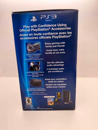 PLAYSTATION 3 MODEL 3 BLACK - 250GB LITTLE BIG PLANET KARTING LIMITED EDITION (COMPLETE IN BOX)