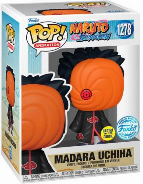 POP NARUTO 1278 - MADARA UCHIHA GLOW IN THE DARK (SPECIAL EDITION) (usagé)