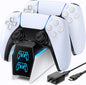 CONTROLLER CHARGE DOCK 2 CONTROLLER W/ AC ADAPTER (PS5) (usagé)