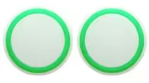 THUMBSTICK JOYSTICK CONTROLLER CLEAR GREEN 2 PACK (XBOX SERIES / XBOX ONE / PS4 / PS5 / SWITCH PRO)