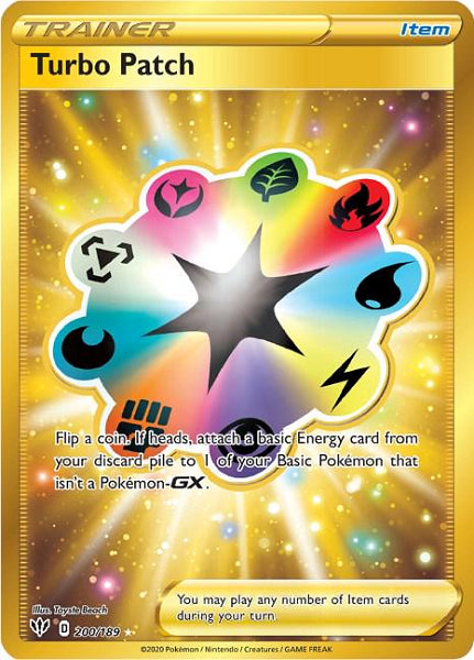 TURBO PATCH 200/189 (POKEMON DARKNESS ABLAZE) (usagé)