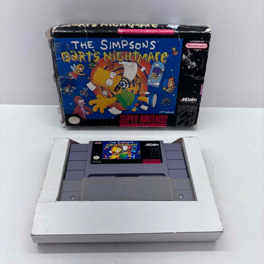 THE SIMPSONS BART'S NIGHTMARE (WITH BOX) (usagé)