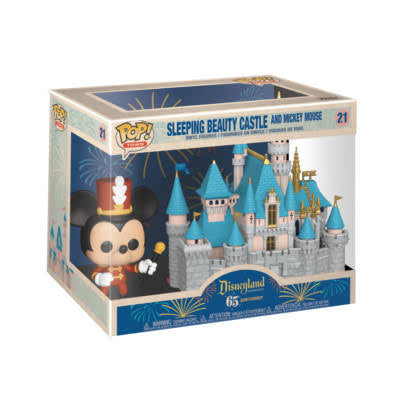 POP DISNEYLAND 65TH ANNIVERSARY 21 - SLEEPING BEAUTY CASTLE AND MICKEY MOUSE (TOWN) (usagé)