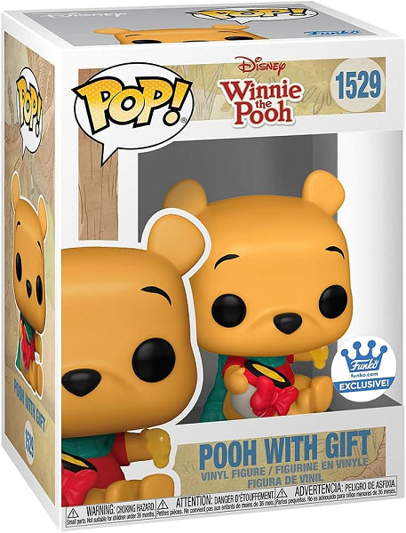 POP WINNIE THE POOH 1529 - POOH WITH GIFT (SPECIAL EDITION FUNKO) (usagé)