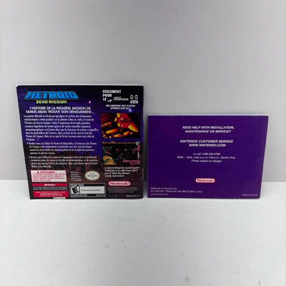 METROID ZERO MISSION (COMPLETE IN BOX)