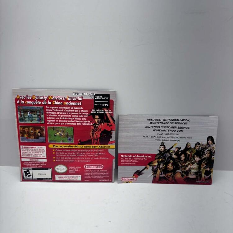 DYNASTY WARRIORS ADVANCE (COMPLETE IN BOX)