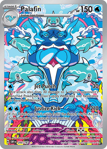 PALAFIN 200/197 (POKEMON OBSIDIAN FLAME) (usagé)