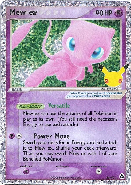 MEW EX 88/92 (POKEMON CELEBRATIONS)