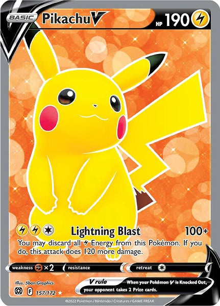 PIKACHU V 157/172 (POKEMON BRILLIANT STARS)