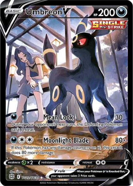 UMBREON V TG22/TG30 (POKEMON BRILLIANT STARS) (usagé)