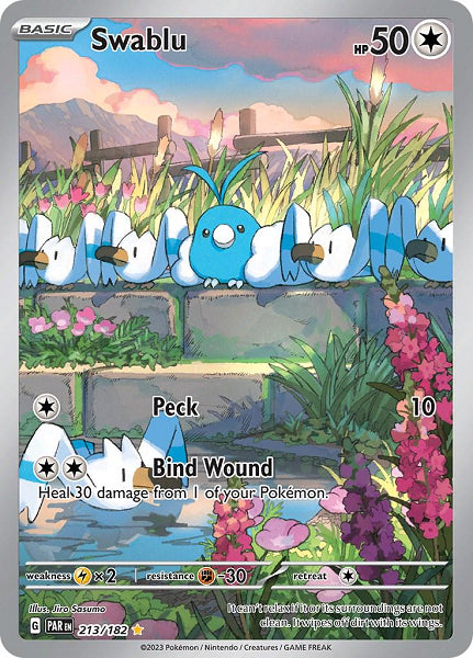 SWABLU 213/182 (POKEMON PARADOX RIFT)