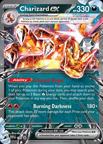 CHARIZARD EX 196 [BLACK STAR PROMO] (POKEMON SCARLET & VIOLET)