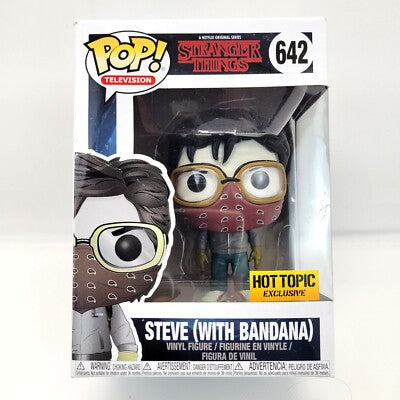 POP STRANGER THINGS 642 - STEVE (WITH BANDANA) (HOT TOPIC EXCLUSIVE) (usagé)