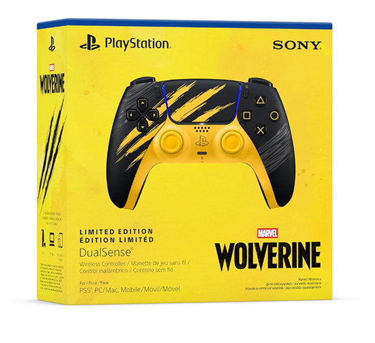CONTROLLER DUALSENSE WIRELESS MARVEL'S WOLVERINE BATTLE YELLOW (PS5)