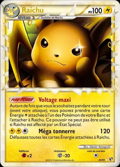 RAICHU 83/90 [FR] (POKEMON INDOMPTABLE)