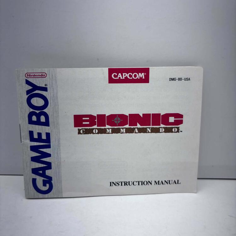 BIONIC COMMANDO (COMPLETE IN BOX)