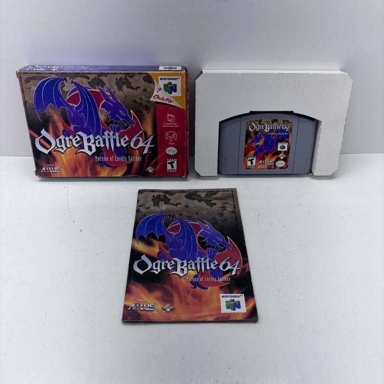 OGRE BATTLE 64 PERSON OF LORDLY CALIBER (COMPLETE IN BOX)