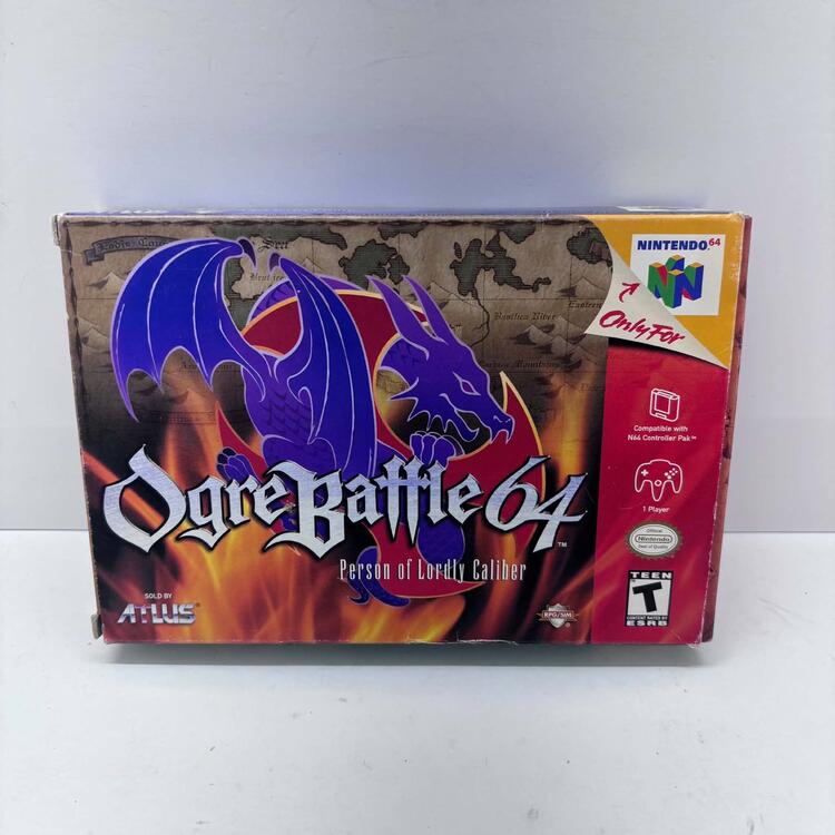 OGRE BATTLE 64 PERSON OF LORDLY CALIBER (COMPLETE IN BOX) (usagé)