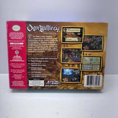 OGRE BATTLE 64 PERSON OF LORDLY CALIBER (COMPLETE IN BOX) (usagé)