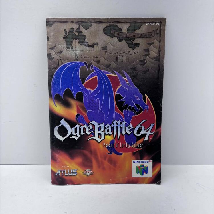 OGRE BATTLE 64 PERSON OF LORDLY CALIBER (COMPLETE IN BOX) (usagé)