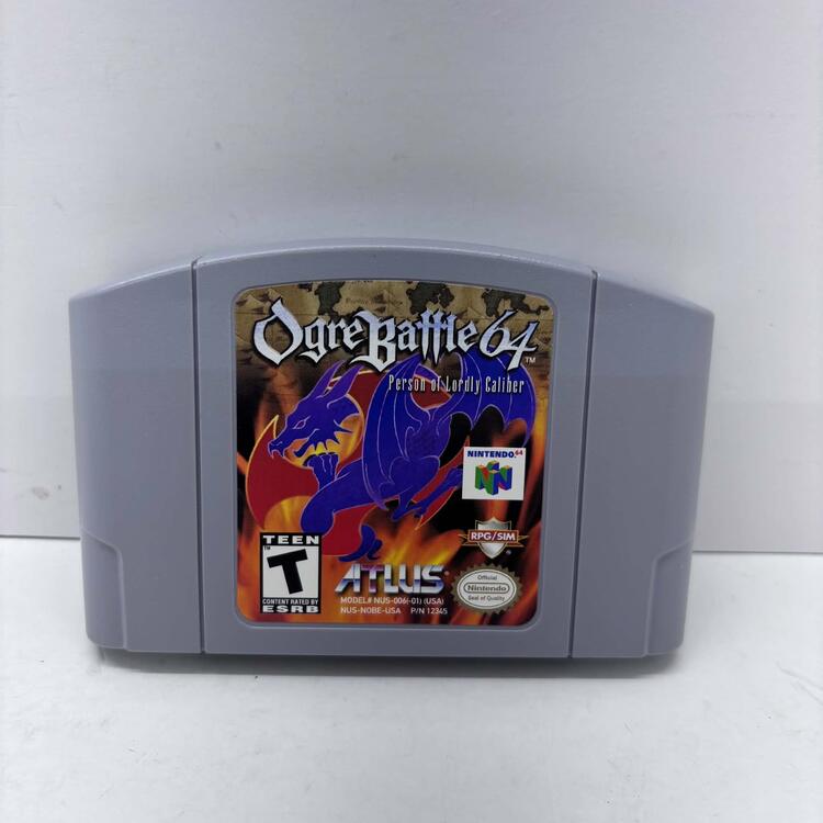 OGRE BATTLE 64 PERSON OF LORDLY CALIBER (COMPLETE IN BOX)