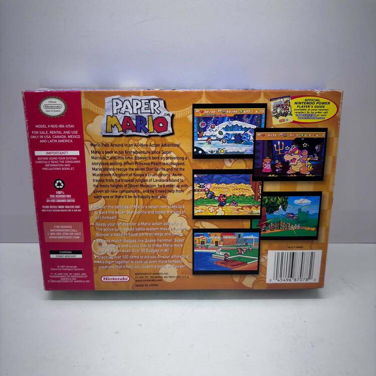 PAPER MARIO (COMPLETE IN BOX) (usagé)