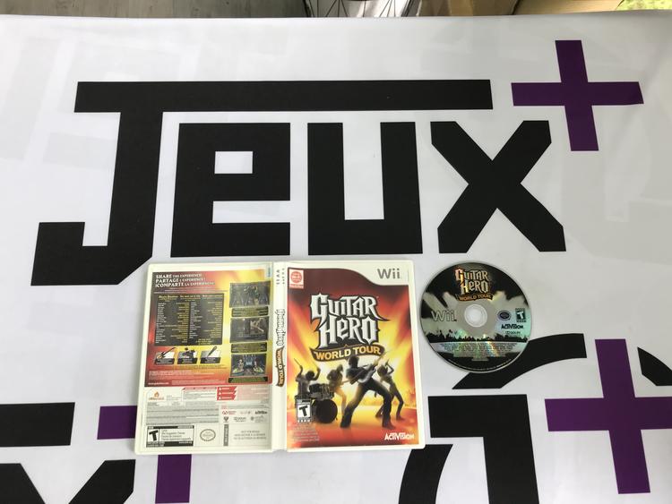GUITAR HERO WORLD TOUR GAME ONLY (WITH BOX) (usagé)