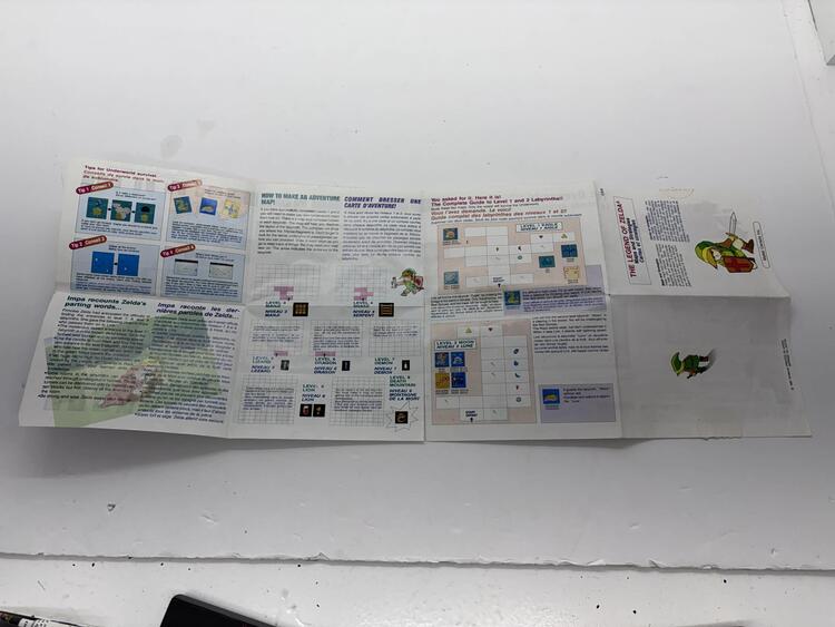 THE LEGEND OF ZELDA (COMPLETE IN BOX W/ MAP) (usagé)