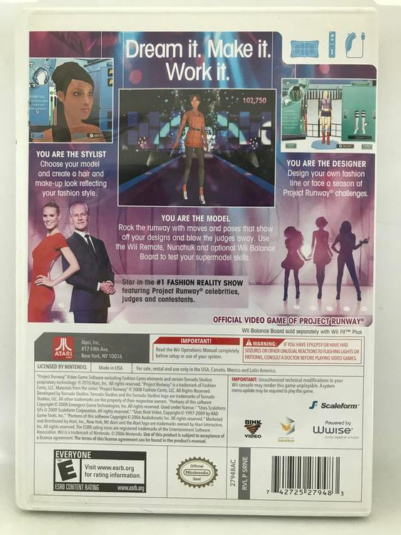 PROJECT RUNWAY (COMPLETE IN BOX) (usagé)
